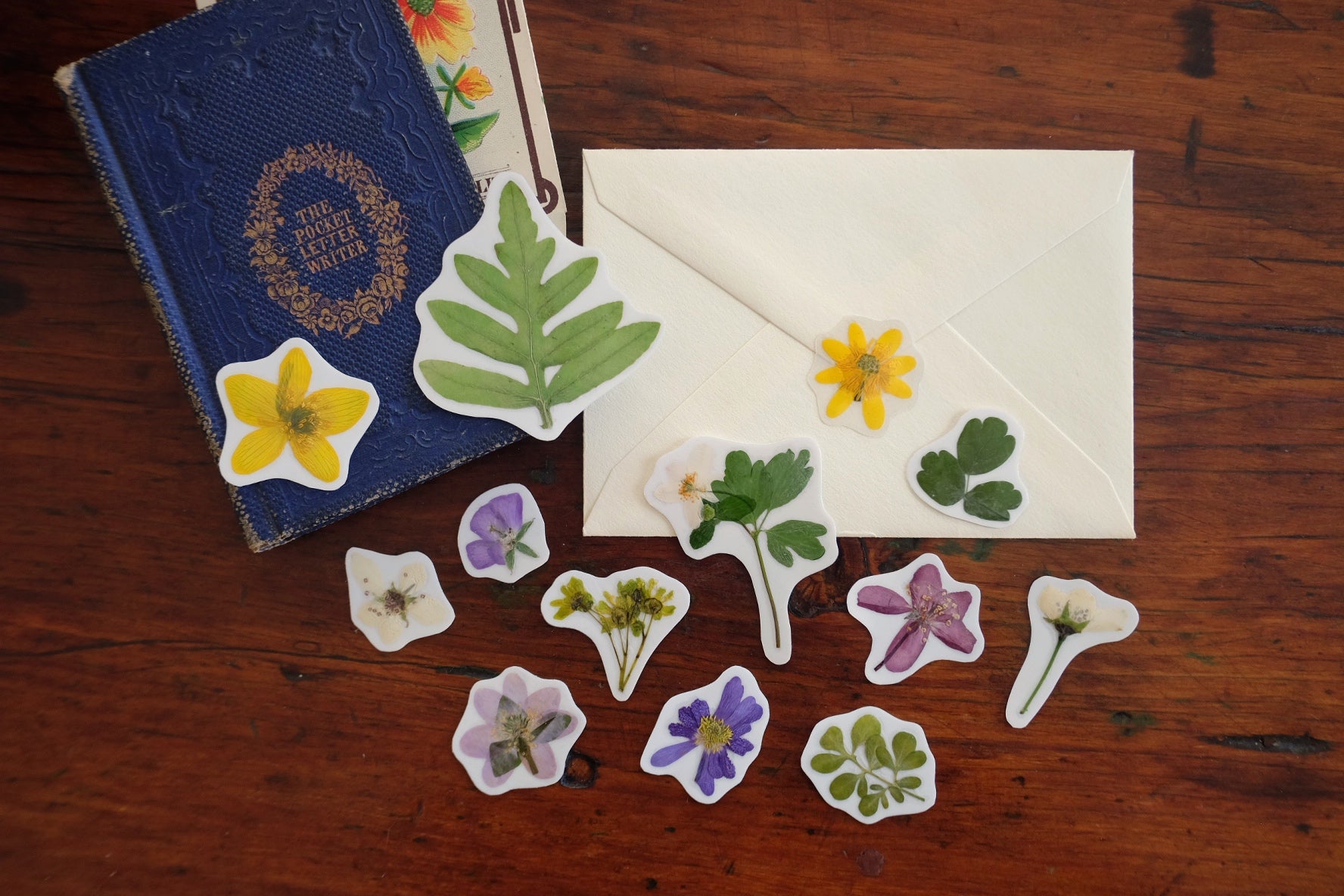 Pressed Flower Stickers – Everthine Antiques & Stationery